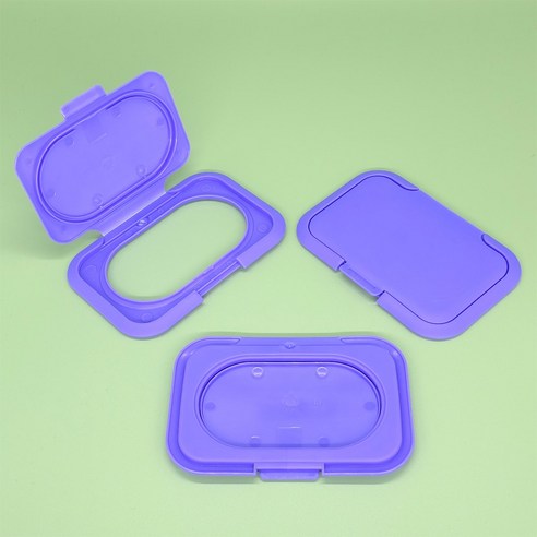 까꿍놀이 어린이 교구 DIY 사각 물티슈캡 물티슈뚜껑 20개, 보라색