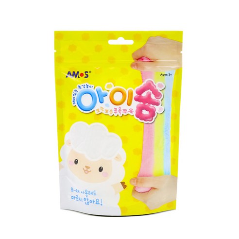 아모스 아이솜 60g 어린이 촉감놀이, 연초록, 1개