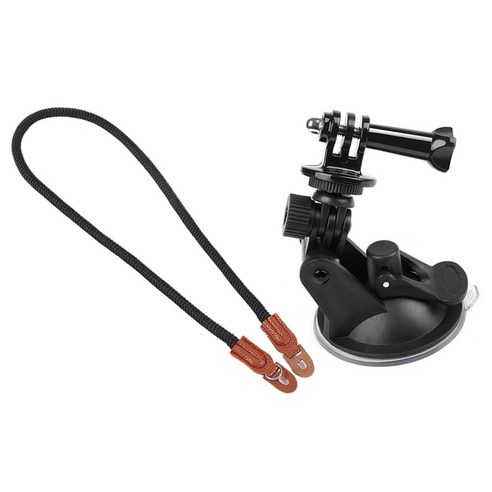 AFBEST Fujifilm 용 1 pcs 카메라 안정제 자동차 브래킷 앞 유리 마운트 스포츠 및 어깨 끈, 검정