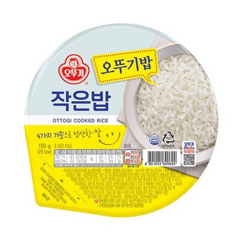 오뚜기 맛있는 작은밥, 150g, 6개