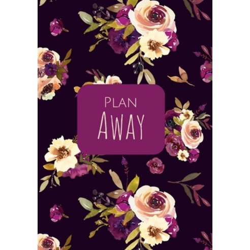 (영문도서) Plan Away: Undated Planner Paperback, Lulu.com, English, 9781312600034