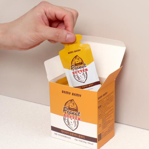 순수한 땅콩의 맛을 만끽하세요: 레미레미 99% 솔티 짜먹는 땅콩버터