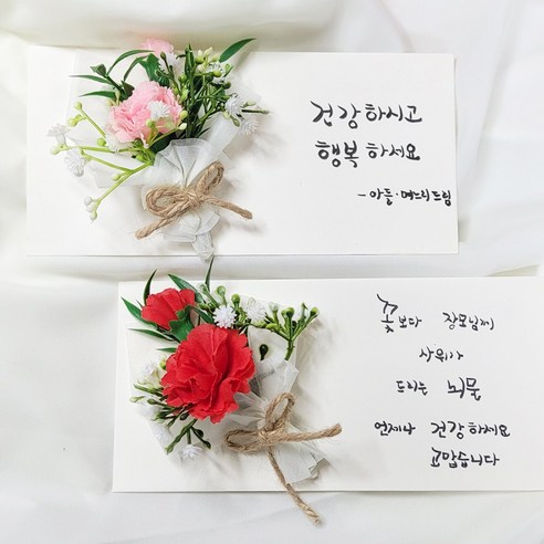 아름답고 실용적인 Her1088 미니 카네이션 용돈봉투 세트