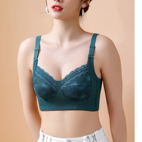 리아모르 여름용 홑겹 빅사이즈 보정브라 + 실리콘니플패치