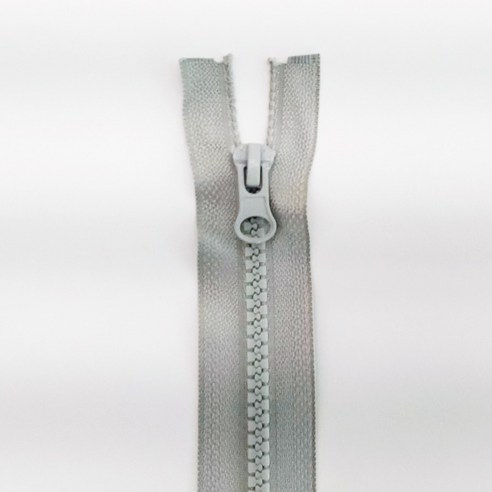 24인치 60cm 5호 비슬론 점퍼지퍼, 1세트, 연회색