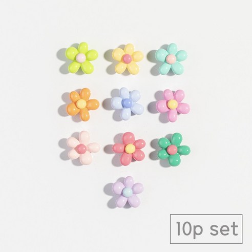 84x84 냉장고 현관문 자석 마그네틱, 비비드플라워10p