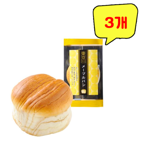 도쿄브레드 메이플빵, 70g, 3개