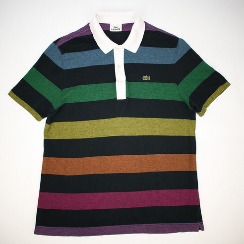 1182.라코스테 스트라이프 반팔카라티셔츠/정품/남성