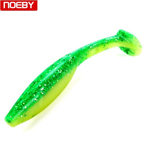 NOEBY 4pieces 10cm 9g Fishing Lure Silicone Soft Artificial Bait for Bass Pike Fishing Gear S8019, 203