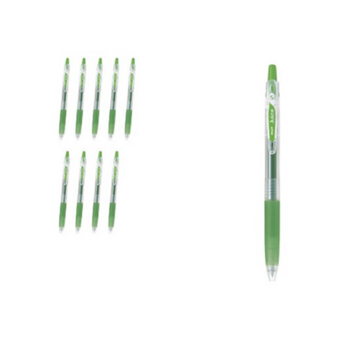 파이롯트 쥬스 젤잉크펜 0.5mm LJU-10EF, 리프그린, 20개