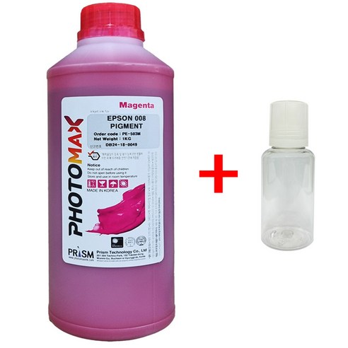 엡손008 T06G 1 000ML(1L) 대용량 호환잉크 ECOTANK L6460 L6490 L6550 L6570 L15150 L15160 L11160, 1개, T06G(EPSON008) 빨강-1,000ML