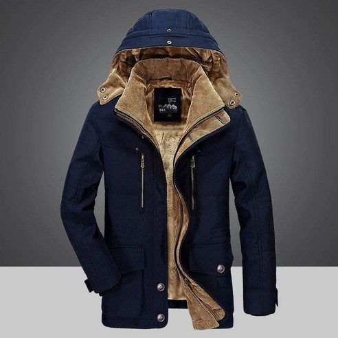 [FNJ] 방풍 양털 자켓 남자 따뜻한 두꺼운 윈드 브레이커 코트 겨울 후드 파커 겉옷 코트 의류