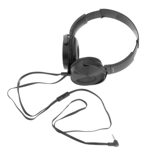 귀에 유선 헤드셋 태블릿 컴퓨터 노트북 노트북 PC 청소년을 위한 편안한 경량 조절 소음 제거 게임 헤드셋, 16x16cm, 플라스틱, 검은 색
