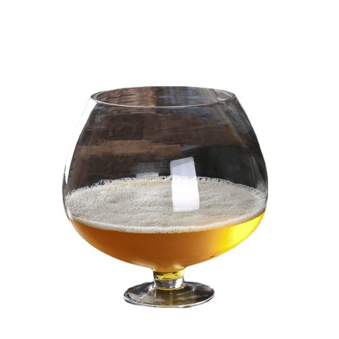 ANKRIC 물컵 거대한 왕 유리 슈퍼 대용량 맥주 유리 대형 레드 와인 유리 잔 잔 영웅 컵, 6L 6000ML