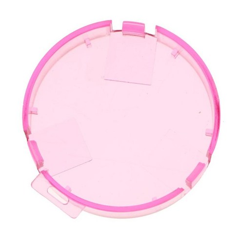 잠수 렌즈 색깔 여과기 43mm 직경 사진기를위한 방수 주거 케이스, 핑크, 설명