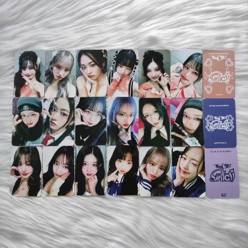 포카에라 아이브아가라구용 아이브 ive mine switch 럭드 사웨 위드뮤 장원영 포카 포토카드 샤올, 위드뮤 3.0 18장