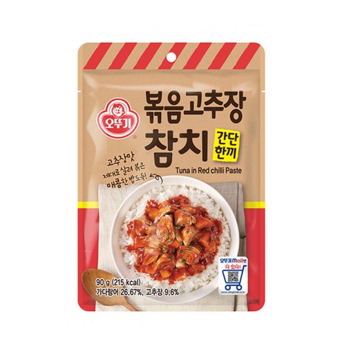 오뚜기 간단한끼 볶음고추장 참치, 90g, 6개