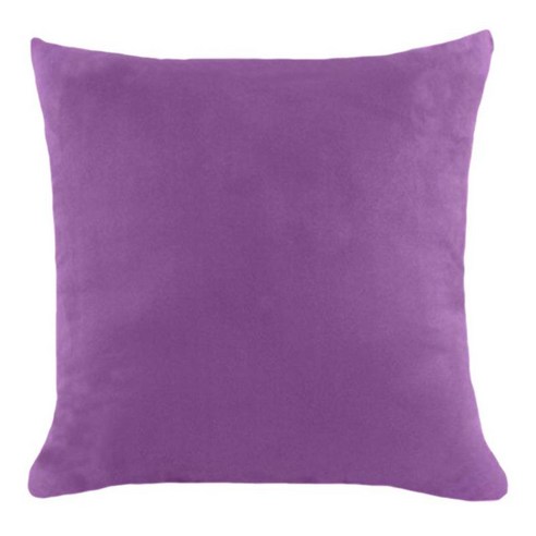 장식 던지기 베개 커버-거실 장식용 부드러운 벨벳 솔리드 컬러 스웨이드 베개 커버-멀티 컬러, 다크 Purple-60x60cm, 다른