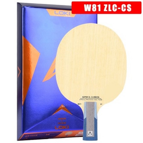 탁구러버 탁구라바 loki w81 super zlc table 탄소 탁구라켓 27, CS 핸들, 01 Short Hanlde CS