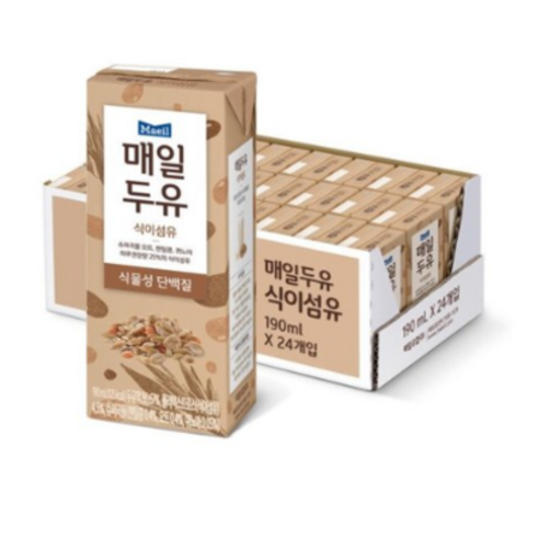 매일두유 식이섬유, 190ml, 288개