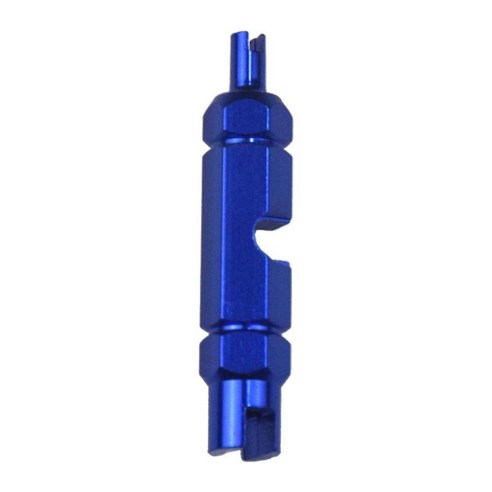 Schrader Presta 부속품을 위한 알루미늄 벨브 핵심 제거제 렌치 산악 자전거, 블루, 54MM, 알루미늄 합금