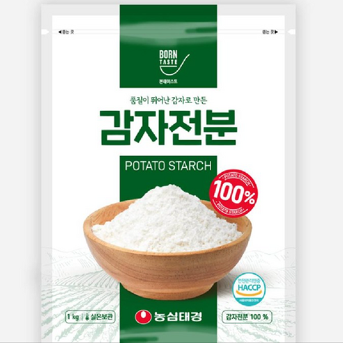 농심태경 본테이스트 100% 감자전분, 1kg, 1개