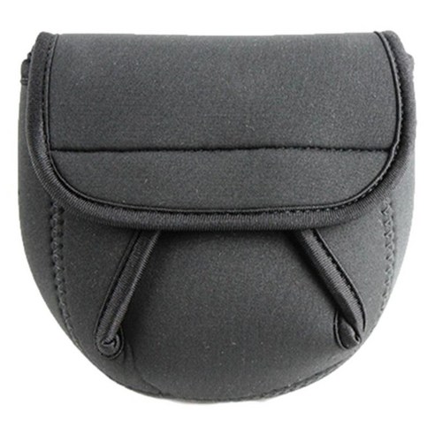 휴대용 낚시 릴 가방 케이스 파우치 홀더 방수 보호 장비, M 블랙 롱샷, 네오프렌