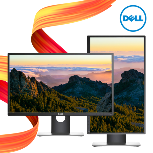 DELL P2417H 24인치 FHD IPS 광시야각 피벗 모니터 HDMI DP D-SUB 지원 중고, 60.45cm fhd모니터