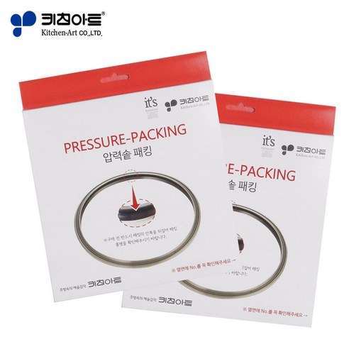 키친아트 스텐 압력솥 전용패킹 2.5L~6.0L EX FX 미 비바체 돌 원터치, 2.키친아트 패킹 SA-15 (지름220mm) X 2개
