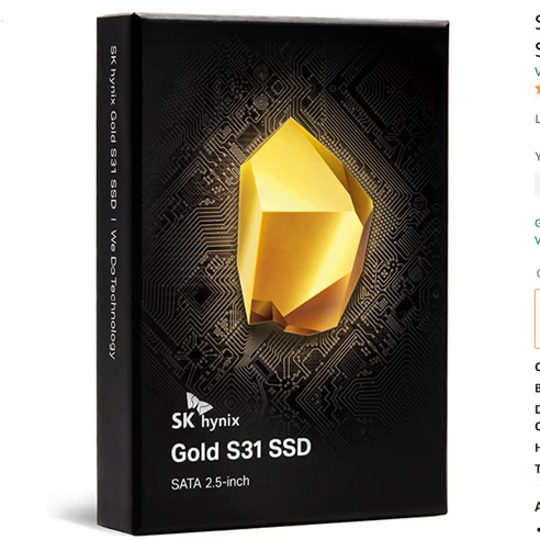 SK 하이닉스 골드 S31 250GB 500GB 1TB 2.5인치 SSD