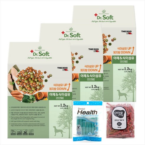 더독 닥터소프트 노령 프리미엄 소프트사료 치킨, 1.5kg, 1개 닥터소프트더독치킨 17 더독 닥터소프트 말랑한 소프트 사료 + 사은품, (1+1+1)야채 다이어트 전견 1.2kg + 네코캔