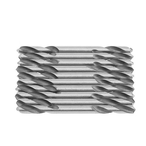 10pcs 3.2mm HSS 이중 종료 나선형 비틀림 드릴 도구 드릴 세트, 1개