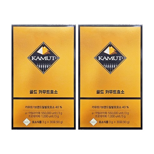 그레인온 골드 카무트효소 2개월분(90g x 2개), 90g, 2개