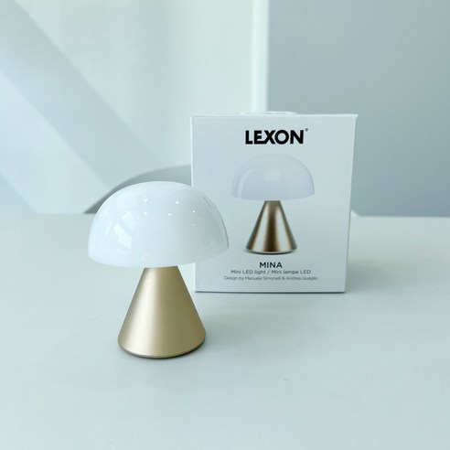렉슨 (LEXON) 미나 수유등 S MINA 무선 무드등 LH60, 골드(LH60MD)