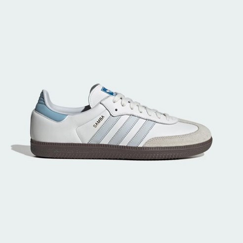 아디다스삼바og화이트 추천상품 아디다스 삼바 OG 코어 화이트 헤일로 블루 (Adidas Samba OG Core White Halo Blue)