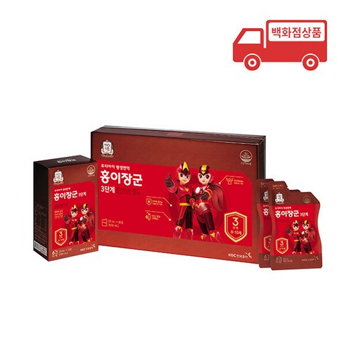 현대백화점 정품 정관장 홍이장군 90포(30포X3개), 1개, 20ml, 3단계