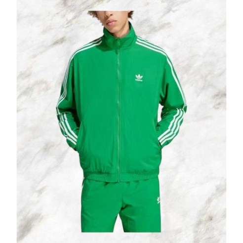 매장정품 아디다스 ADIDAS 남여공용 우븐 파이어버드 트랙탑 IT2493 아디다스오리지널 나일론 트레이닝복 상의 그린 1263150
