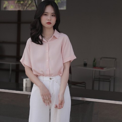 SU 프랑스어 스타일 소금 흰색 셔츠 여성 디자인 감각 틈새 여름 새로운 느슨한 모든 일치 짧은 소매 셔츠