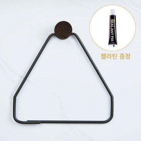 화장실 비 천공 조직 홀더, 검은 색 "티슈 홀더" 무료 펀칭 무료 네일 프리 접착