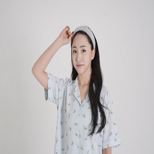 아옴 깔끔머리정리 세안밴드 4P, 1개, 스카이+스카이+그레이+그레이