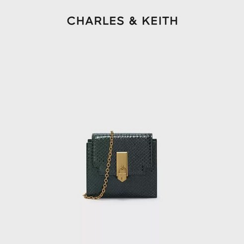 CHARLES&KEITH 찰스앤키스 여성 미니백 CK6-10770508 레트로 플립 지갑 크로스백