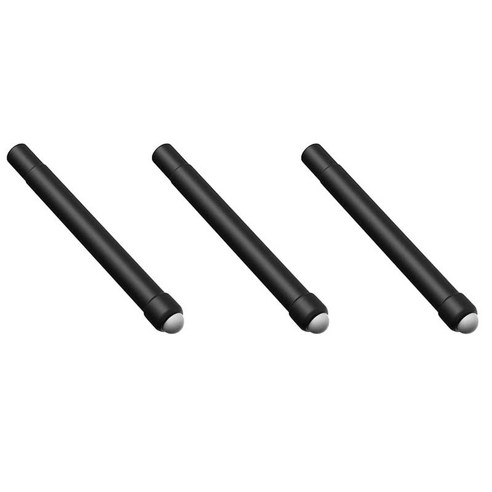 3 조각 스타일러스 펜 팁 키트 HB 유형 정확한 드로잉 느낌 Surface Pro 7 6 5 4 북 스타일러스 펜 디스크 팁용 리필, 검은 색, 1.5x0.1cm, 플라스틱