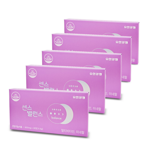 유한양행 센스밸런스 멀티비타민 미네랄 28정, 6개