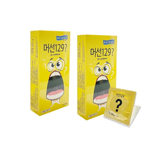 유니더스 머선129 일반형 콘돔, 10개입, 2개