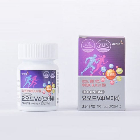 영진약품 요오드V4 (브이4) 400mg x 60정 (2개월분) / 유통기한 2025-06-19 - 비타민/건강식품 | 쿠팡