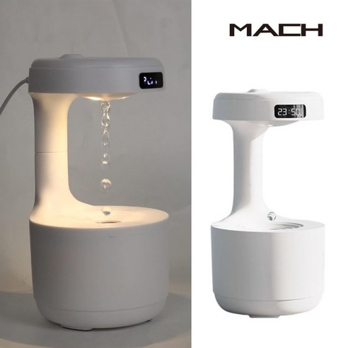 거꾸로 물방울 디자인의 간편 세척 가습기, 촉촉한 겨울을 위한 현명한 선택