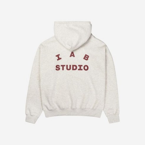 아이앱 스튜디오 후드 오트밀 버건디 IAB Studio Hoodie Oatmeal Burgundy  Best 5