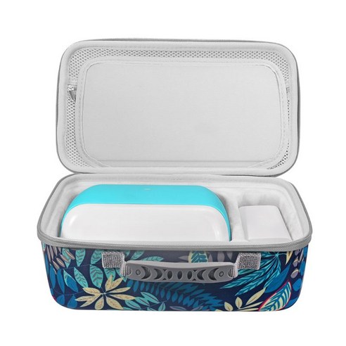Cricut Joy Case Protective Bag Storage Bag Pouch Nylon Eva 운반 케이스 용, 하늘색