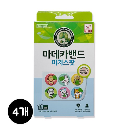 동국제약 마데카 습윤밴드, 4개, 18매입
