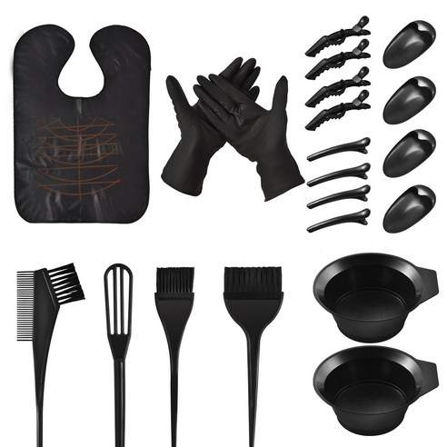 DIY 헤어 염색 키트 21Pcs DIY 헤어 염색 염색 미용 도구 세트 여성용 여성용 애완 동물용 DIY 미용실용 - 염색/파마용품 | 쿠팡